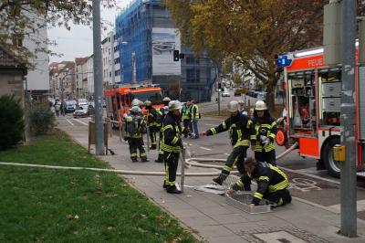 Brand im Verteilerkasten der St. Katharina Kirche Stuttgart